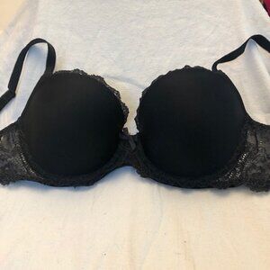 Victoria's Secret Dream Angels Black Lace Bra 32DDD